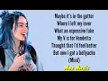 Download Lagu Billie Eilish - Bellyache ( lyrics )