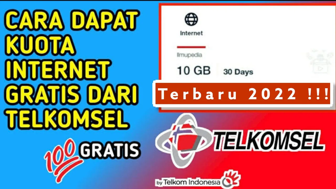 cara dapat kuota gratis telkomsel terbaru 2021