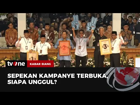 Sepekan Kampanye Capres-Cawapres, Siapa Unggul?