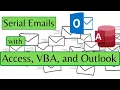 Send serial email with Access VBA and Outlook