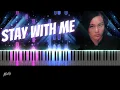 Miki Matsubara - Mayonaka no Door // Stay With Me || Piano