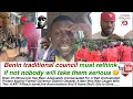 Ohen Of Okhouromi: Benin traditional council must rethink if not nobody will take them serious 🧐