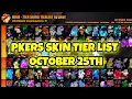 YBA NEW PKER TIER LIST OCTOBER 25TH - COMPLETE RANKINGS