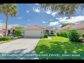 Jupiter Home for Sale on Largest Lot in the Hamptons at Maplewood