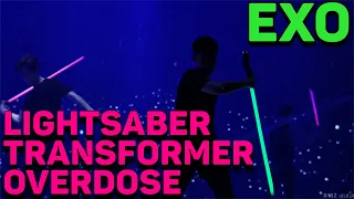 EXO 엑소 LIGHTSABER TRANSFORMER Overdose REACTION 