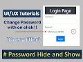 Hide And Show Password with one click JQuery tutorial