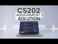 CS202 ASSIGNMENT 2 SOLUTION BY VU ROCKY 100 CORRECT CS202 FUNDAMENTALS OF FRONT END DEVELOPMENT
