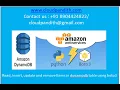 Lab 24 AWS DynamoDB with python DynamoDB with boto3 Installation of aws cli
