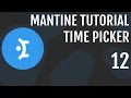 Mantine Course Time Picker Time Range