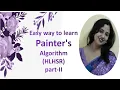 Easy way to learn Painter s Algorithm HLHSR part-II