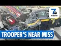 State Police Release Body Cam of Near Miss on I-190