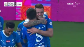 ملخص مباراة الاتفاق و الهلال 0 2 دوري روشن السعودي 2023 2024 الجولة 21 