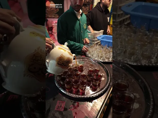 من عطايا الإمامين الكاظمين عليهما السلام تُرسَم لوحة كرمهم لتجسد أسمى خدمة تقدم للزائرين الكرام.