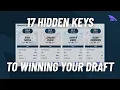 The 17 Hidden Value Indicators Behind the Draft War Room Fantasy Football