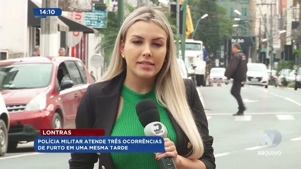 Lontra: Polícia Militar atende três ocorrências de furto na mesma tarde