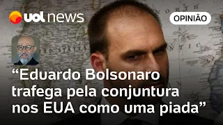 Eduardo Bolsonaro acabou aprisionado dentro da sua própria fake news, analisa Josias Souza