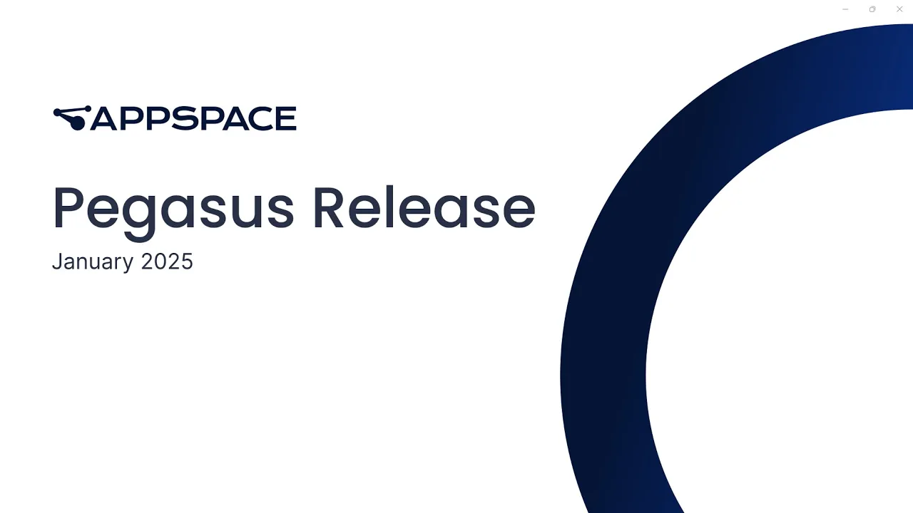 Appspace Product feature video