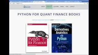 Derivatives Analytics with Python Wiley Finance on the Quant Platform