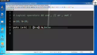Ruby Logical Operators speak khmer