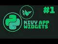 Python Kivy UI tutorial part 1 App Button Label Widgets Python