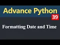 Formatting Date and Time in Python Hindi