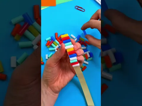 🎨 A Homemade Bubble Blaster 🫧 Made With Simple Straws 🚀