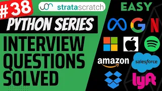 FORBES Interview Question Explained - Data Science Most Profitable Company in Finance EDS