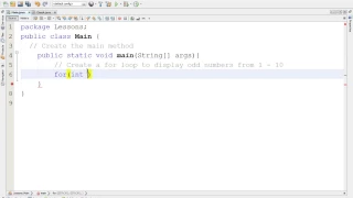 Java - How to display Even and Odd numbers