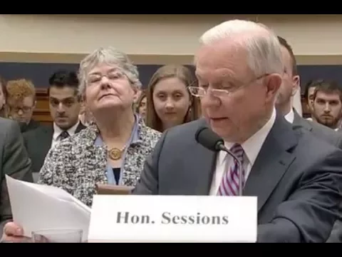 Attorney General Jeff Sessions testifies on Capitol Hill