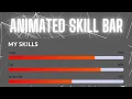How To Create A Animated Skill Bar Using Only HTML And CSS