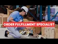 What is the role of a Order Fulfillment Specialist Career Guide - Job Description