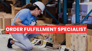 What is the role of a Order Fulfillment Specialist Career Guide - Job Description