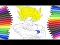 Coloring Pages Dragon Ball Super Best Compilation Episodes - Goku Cartoon Coloring Pages