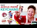 DIY Acrylic Photo Keychains with Cricut - Works for ANY Shape