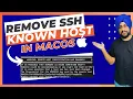 Resolved Warning Remote Host Identification Has Changed MacOS X Remove SSH Known Host