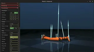 MuJoCo Visualization section in simulate UI