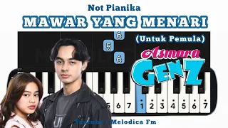mawar yang menari vlab asmara gen z not pianika midi