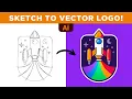 Adobe Illustrator Tutorial Create a Vector Logo Design from Sketch