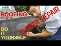 How to EPDM Rubber roof repair - patch