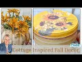 Summer Yellow to Cozy Fall Cottage Decor Easy Thrift Flips DIY Ideas