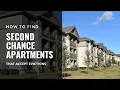 How To Find Second Chance Apartments that Accept Evictions