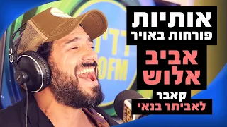 אביב אלוש אותיות פורחות באויר קאבר לאביתר בנאי מושיקו שטרן רדיוס 100FM 