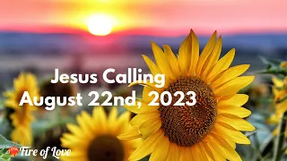 Jesus Calling Daily Devotion for August 22nd