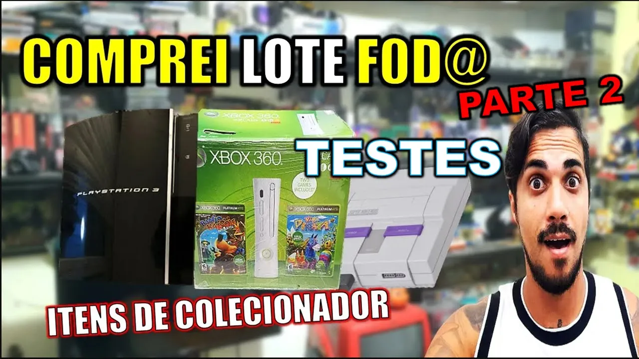 CAÇADA GAMER TESTE DOS ITENS LOTE SENSACIO