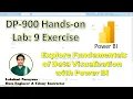 DP-900 Hands-on Lab 9 Exercise - Explore Fundamentals of Data Visualization with Power BI