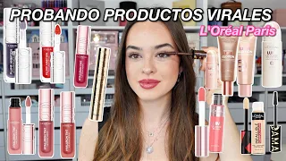 PROBANDO PRODUCTOS VIRALES DE LOREAL PARIS | FULL FACE