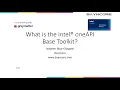 What is the Intel oneAPI Base Toolkit
