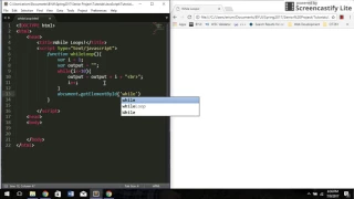 JavaScript Tutorial Loops - Part 1 While Loops