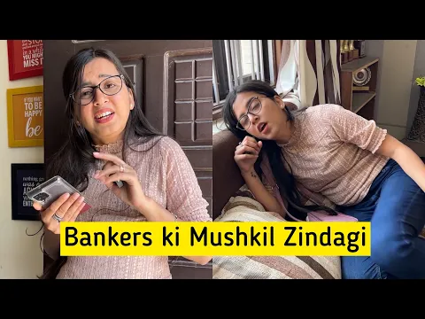 When you work in Banking Sector? #pain #youtubepartner #jagritipahwa #bankjobs #struggle #banking