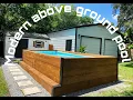 MODERNIZING our Intex above ground pool